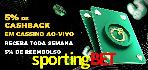 Promoções do cassino ao Vivo sportingbet